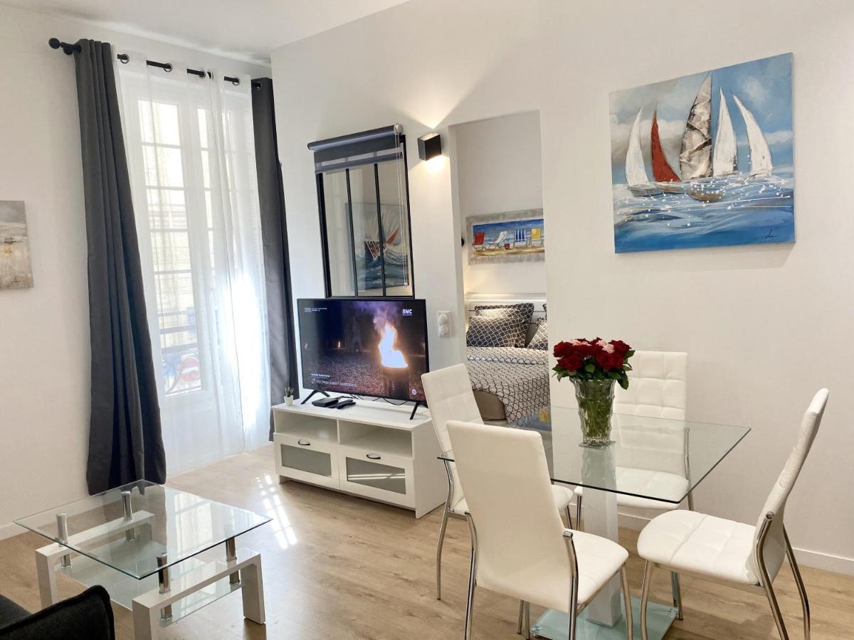 Central Modern Flat Lamartine Niza Exterior foto