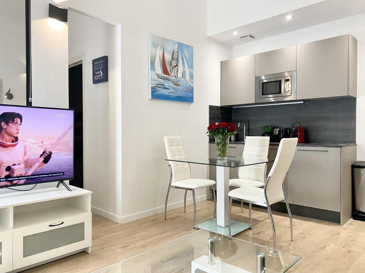 Central Modern Flat Lamartine Niza Exterior foto